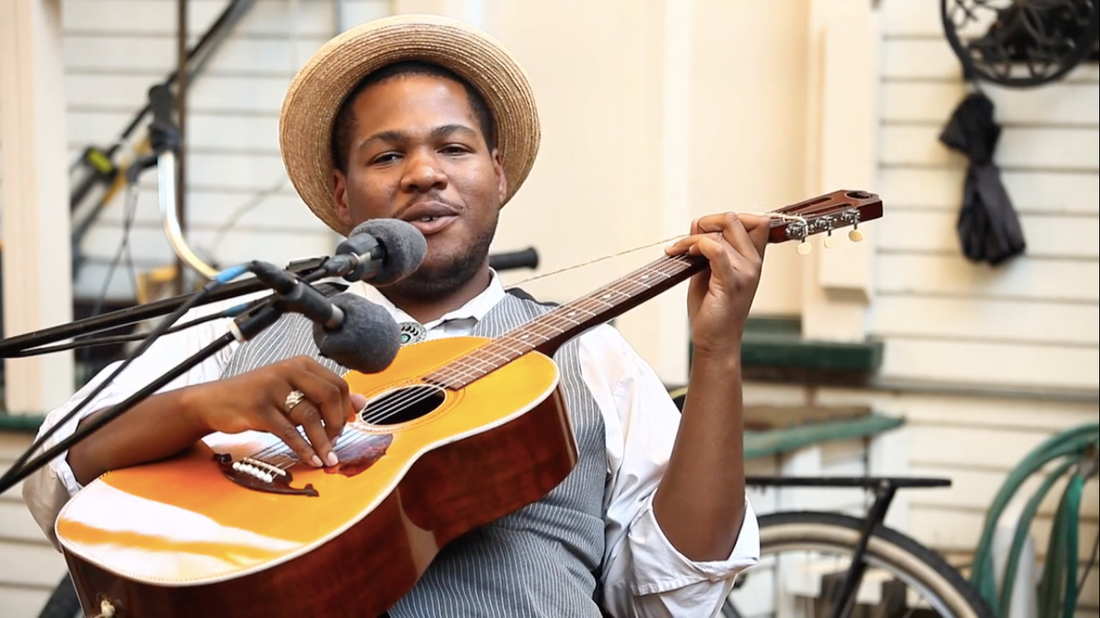 Candy Man Blues | Jerron "Blind Boy" Paxton | Live Outside
