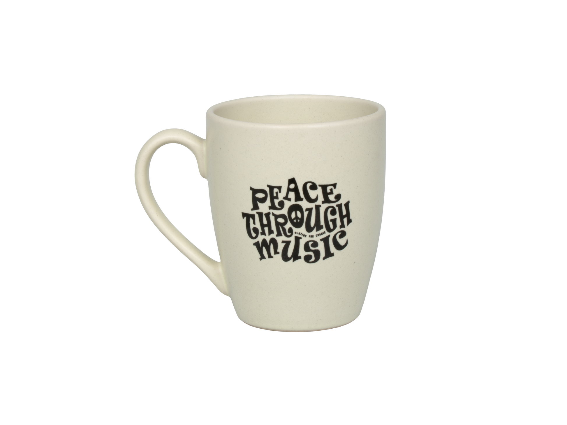 CANECA DE CERÂMICA PFC PEACE THROUGH MUSIC  414ML