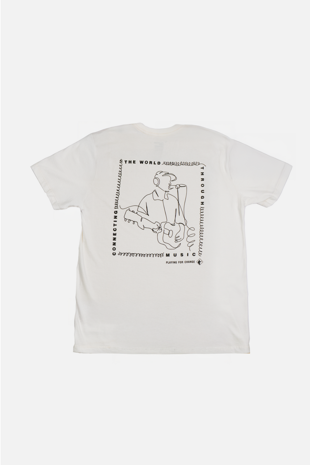 CAMISETA CONECTING DE WORLD OFF WHITE
