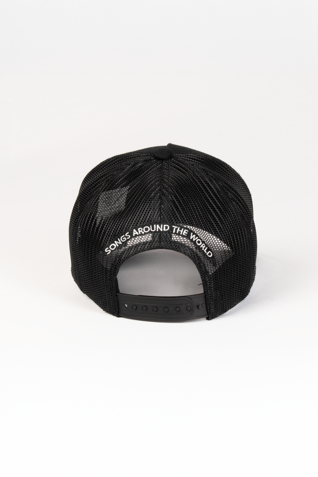 BONE TRUCKER COM TELA LISO PATCH PRETO
