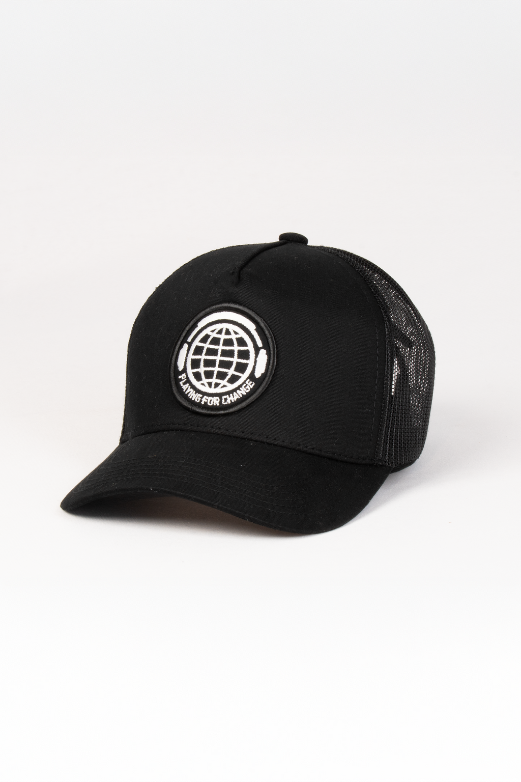 BONE TRUCKER COM TELA LISO PATCH PRETO
