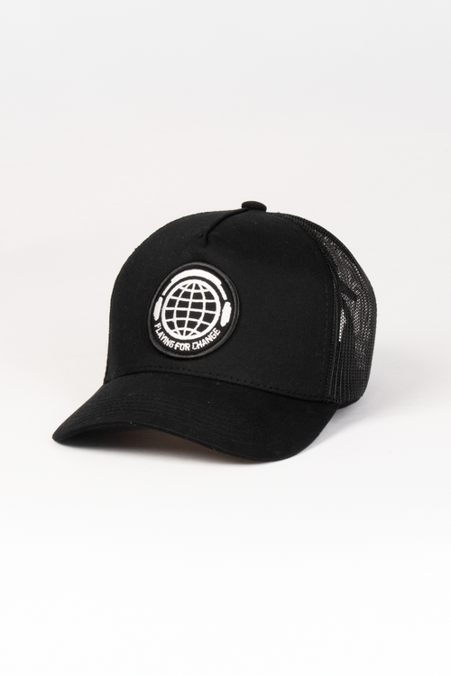 BONE TRUCKER COM TELA LISO PATCH PRETO