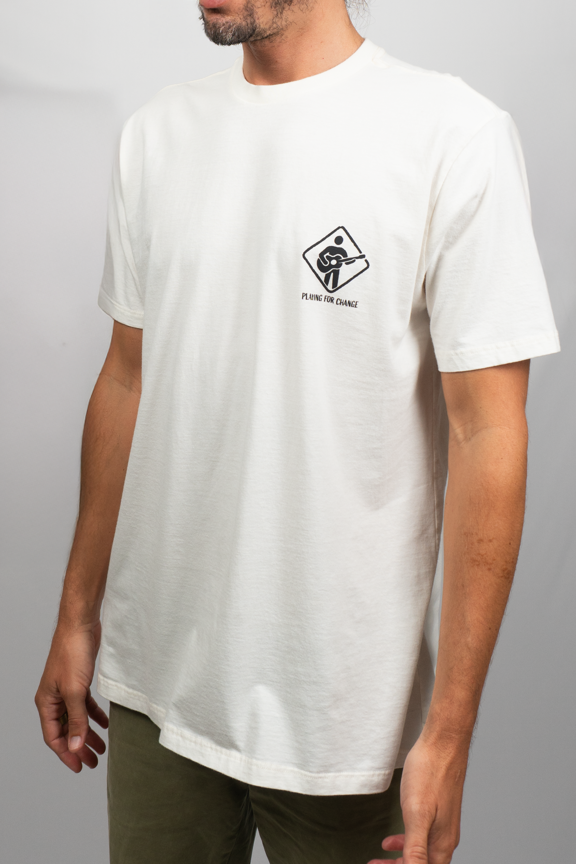 CAMISETA GUITAR MAN OFF WHITE