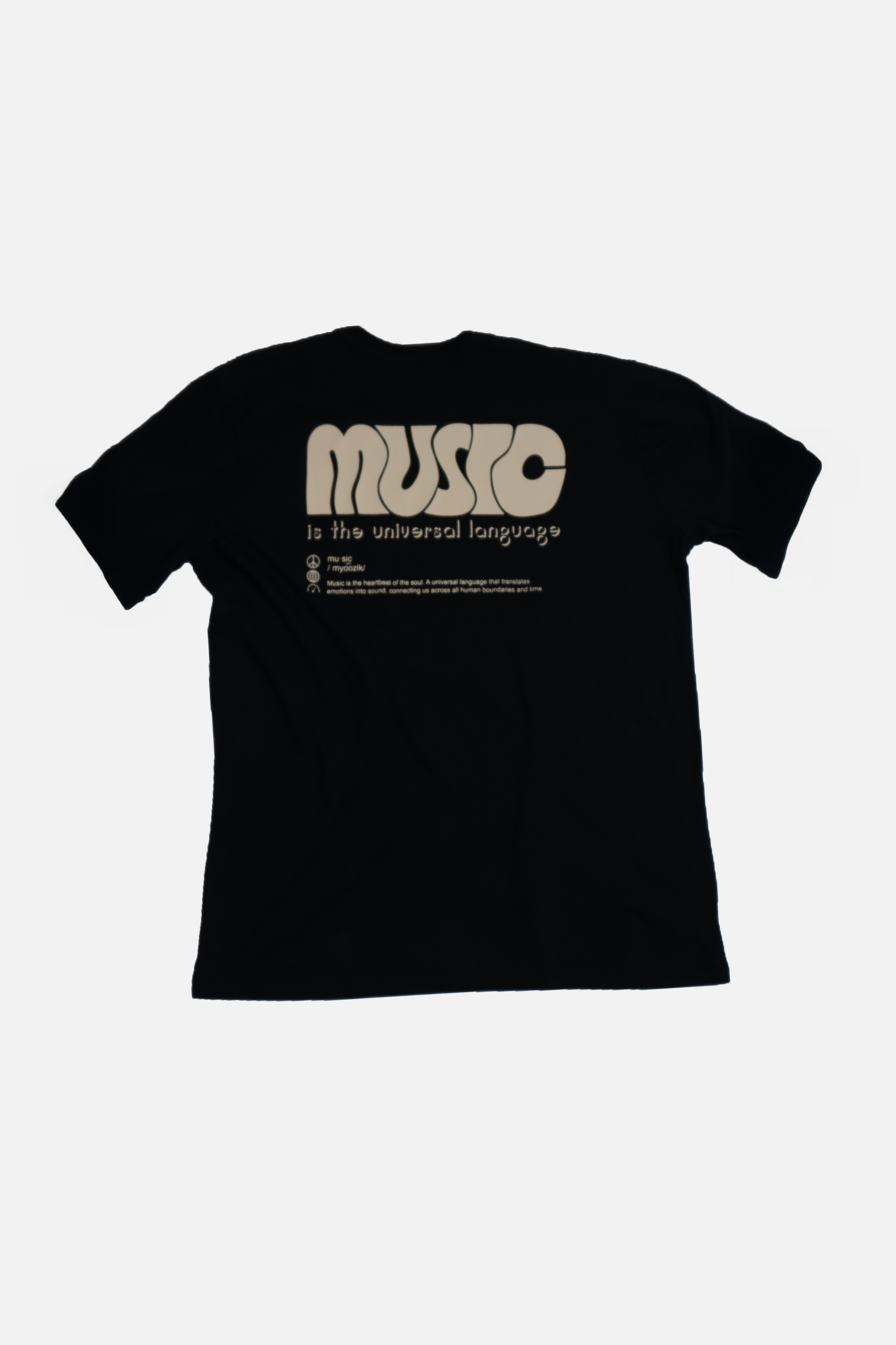 CAMISETA UNIVERSAL LANGUAGE PRETA